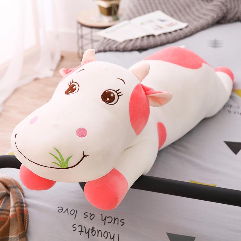 110cm Large Size Cute Cows Stuffed Plush Toy Comfortable Soft Toy for Birthday Present