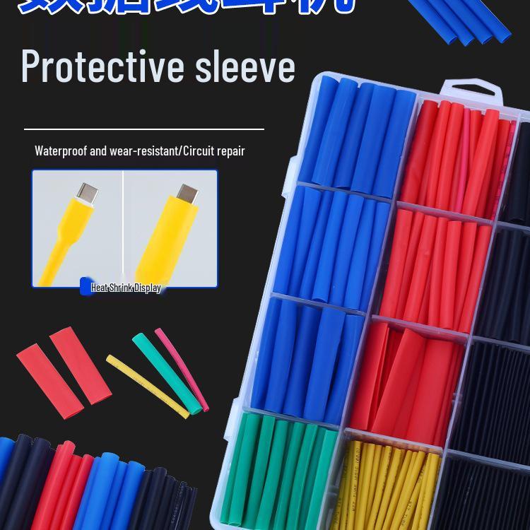 Waterproof Heat Shrink Tubing Set for Cable & Earphone Protection