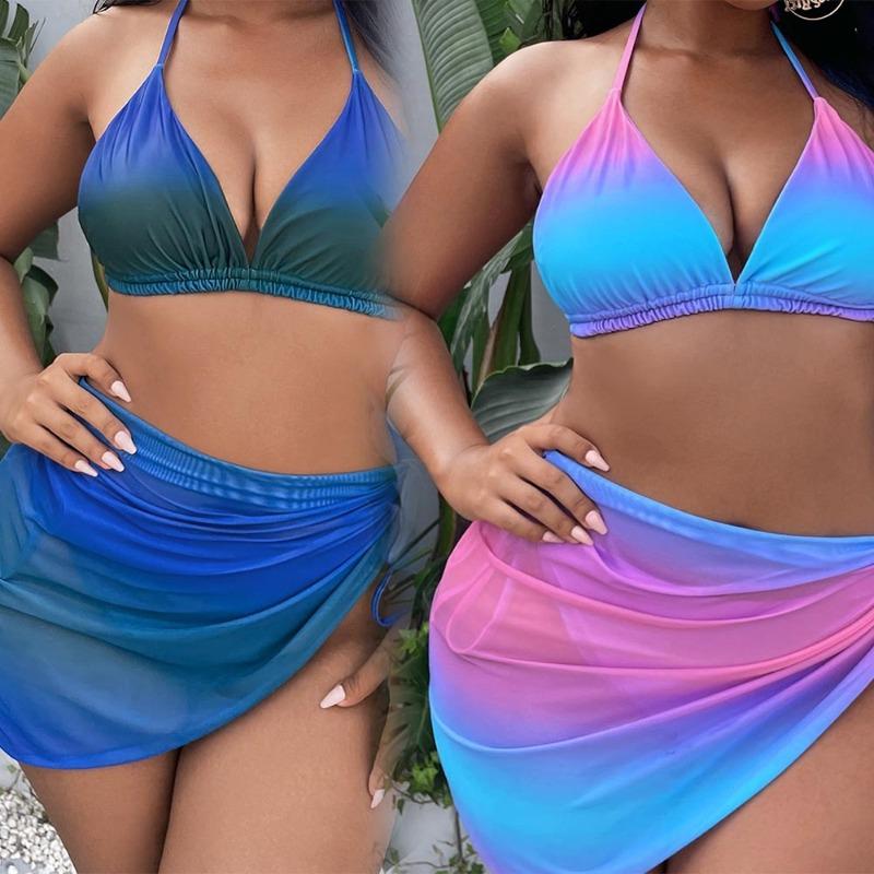 

Новый европейский и американский купальник Plus Bikini Fat MM Plus Size Bikini 0XL