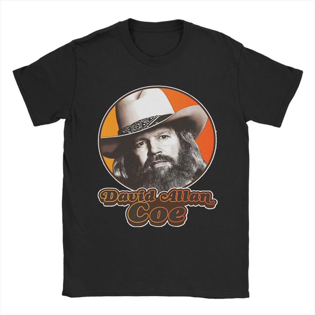 Unisex Unisex Vintage David Allan Coe T Shirt Pure Cotton Clothing Awesome Short Sleeve Round Neck Tee Shirt New Arrival Tshirts
