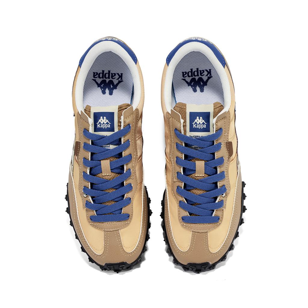 Men's Sneakers Kappa Low top Casual Running Shoes Unisex Brown Blue
