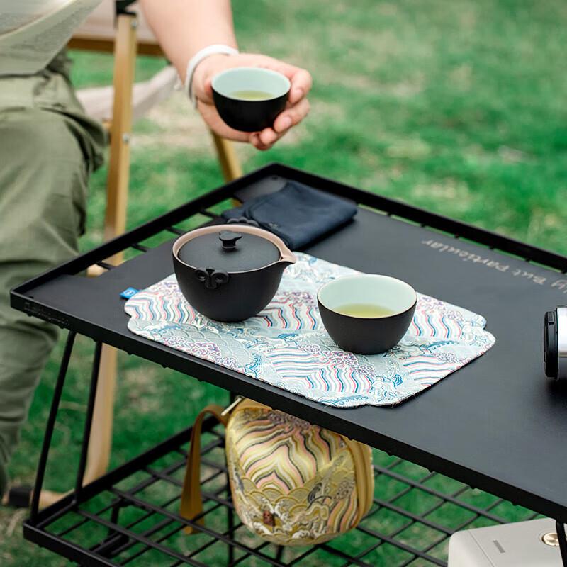 Edenus Black Iron Glaze Easy Brew Ceramic Tea Set