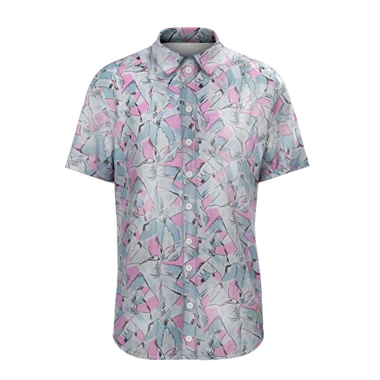 LUXEON Movie Stranger Jim Hopper Short-Sleeved Printed Men s Shirt S