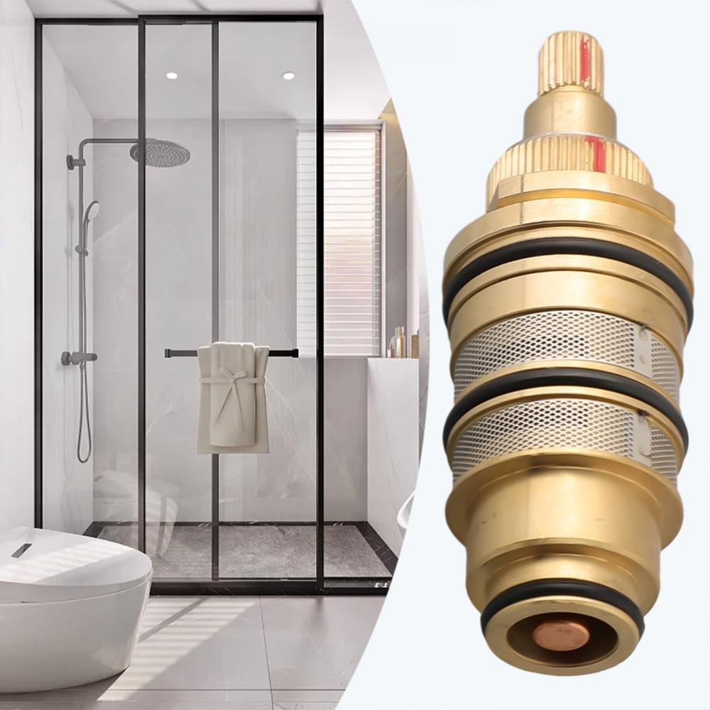 Thermostatic Cartridge Temperature Control Valve Shower Bar Mixing Universal
