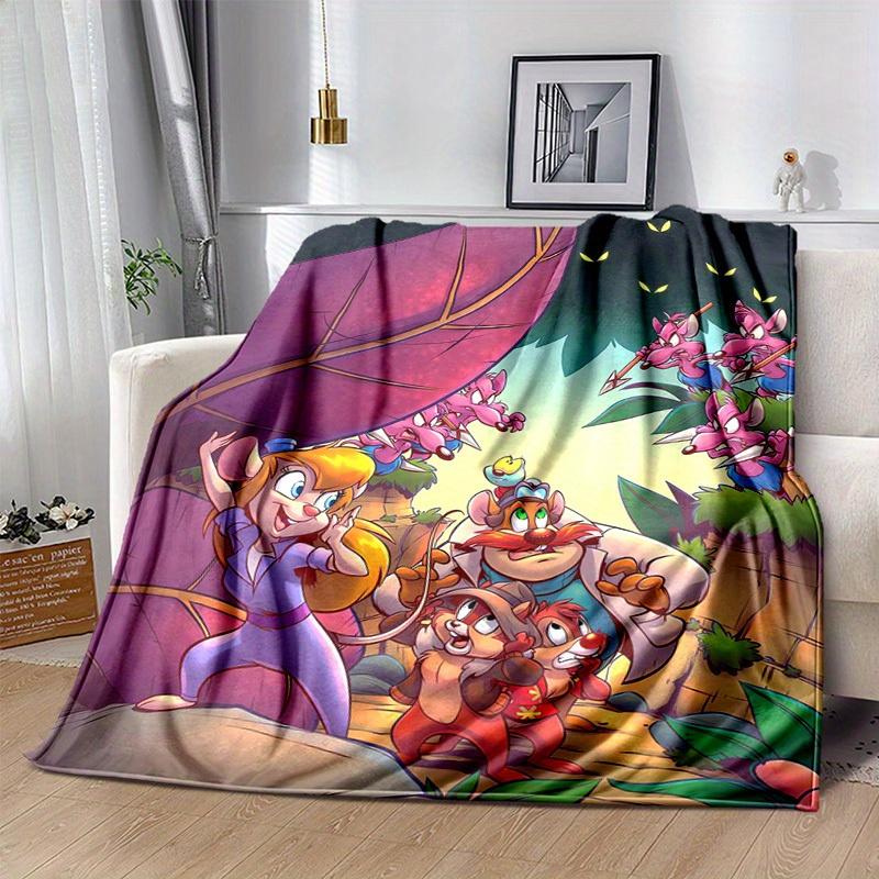 1pc, "Jungle Book Adventure: Pinky and Perky's Home Decor Blanket, Perfect for Couch, Bed, Travel, Camping, Car, Beach, Office Nap, Gift Idea"X075