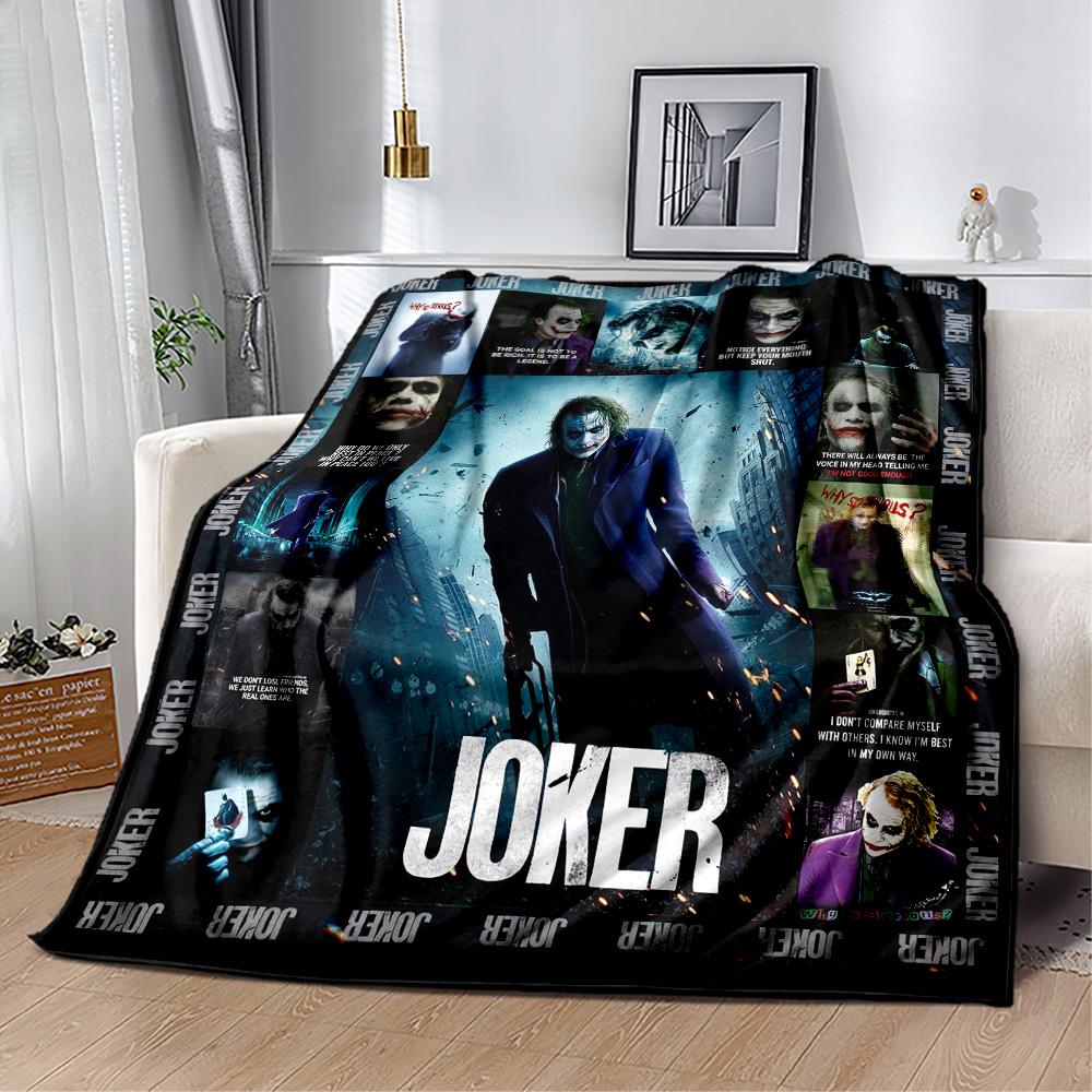 Harley Quinn Joker Blankets are suitable for living rooms,making them an ideal choice for outdoor travel and gifts.