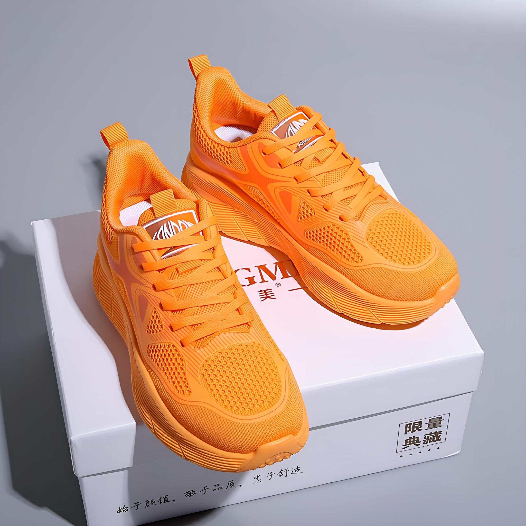 

Кроссовки UniseX Легкие кроссовки для бега Спортивная обувь для спортзала Женские кроссовки 38 оранжевый