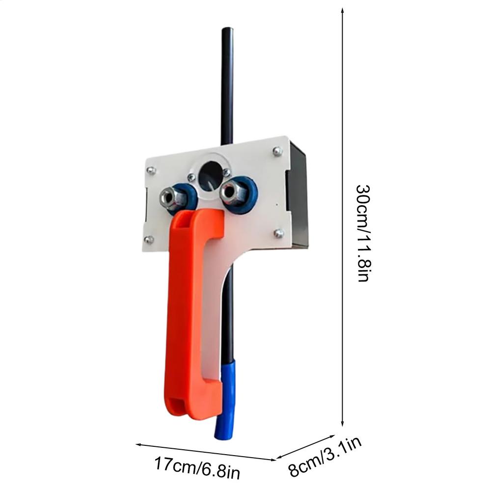 

Wire Puller Heavy Duty Handheld Wiring Tools 8mm Wire Tugger for Electrician for Pipe Narrow Spaces Wall Underground Data Center оранжевый