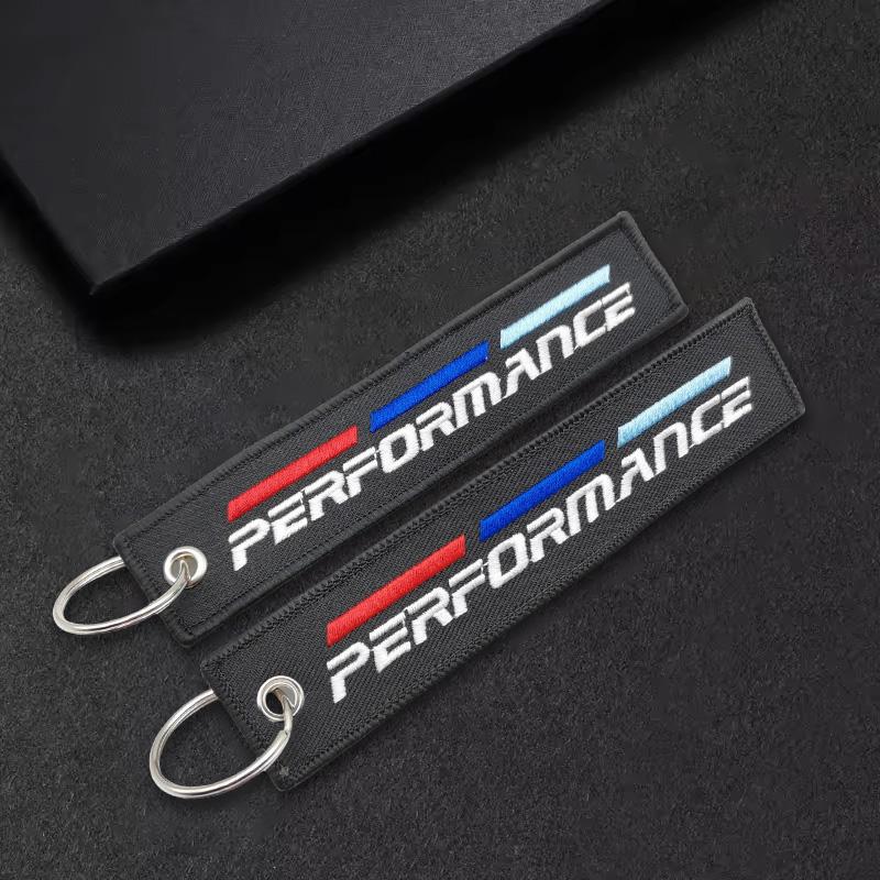 BMW Motorrad Lanyard Nylon Printing Emblem Style Black White Keychain motorcycle accessories gadget auto Fashion Gift gjbf54
