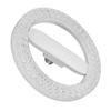 Circular Light Bulb E27 E26 24W 3 Color Temperature LED Crystal Round Energy Saving Light Bulb Replacement for Ceiling Light Fixture