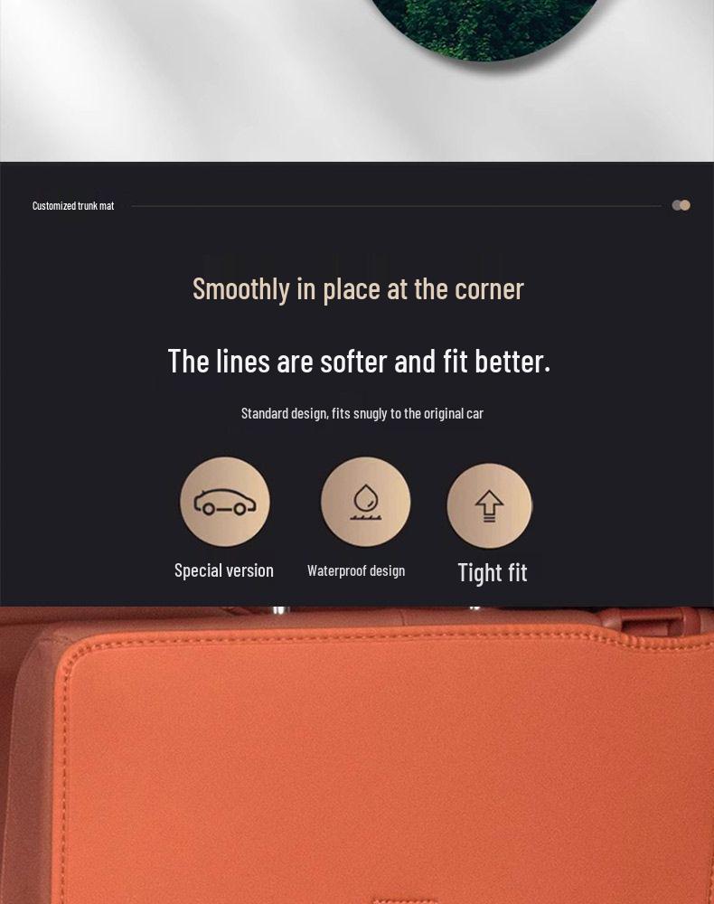 Eco-Friendly Trunk Mat for 2025 BYD Tang L EV/DM-i/DM-p Models