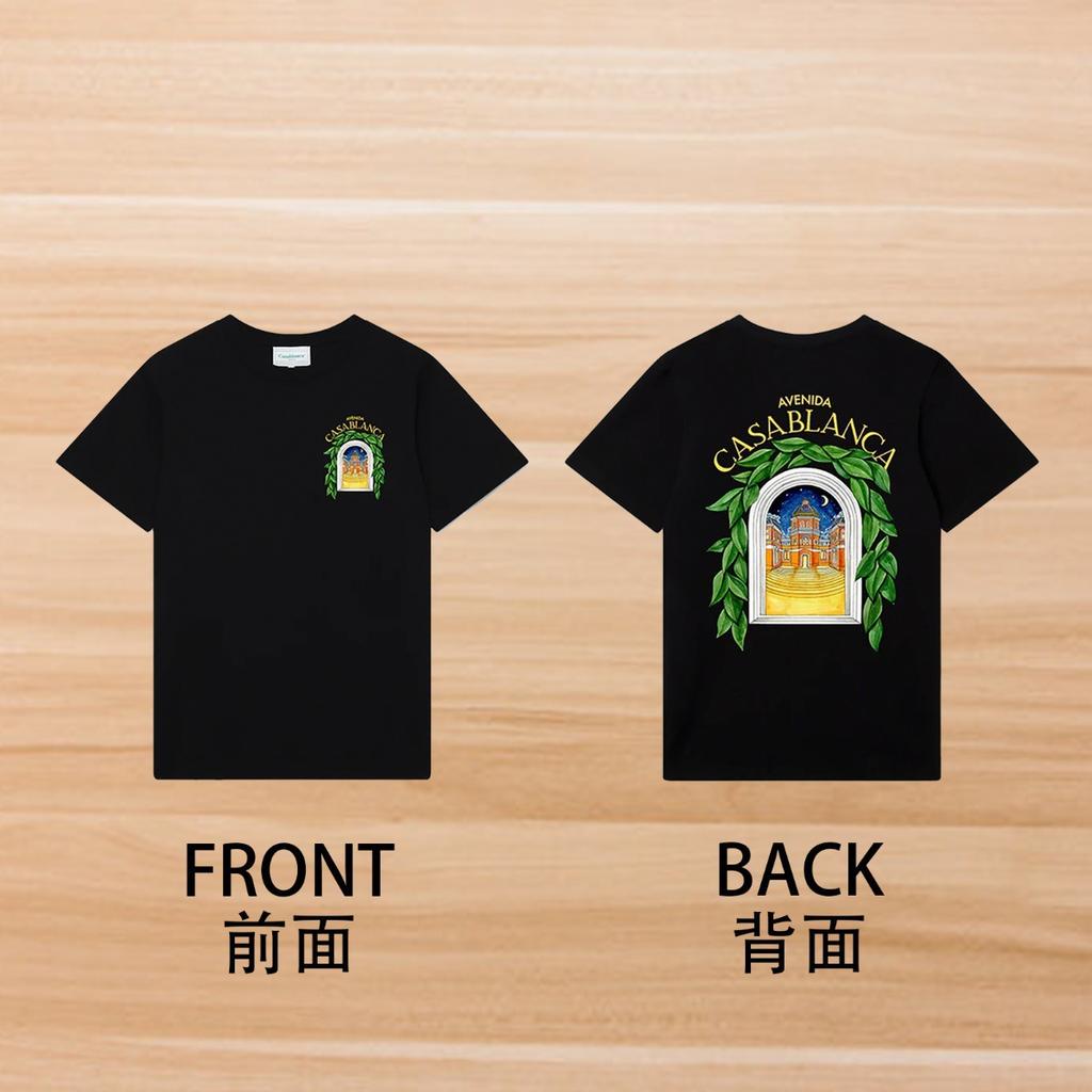 Cross-border foreign trade casablanca Casablanca short-sleeved American tide brand niche loose high street tide brand t-shirt