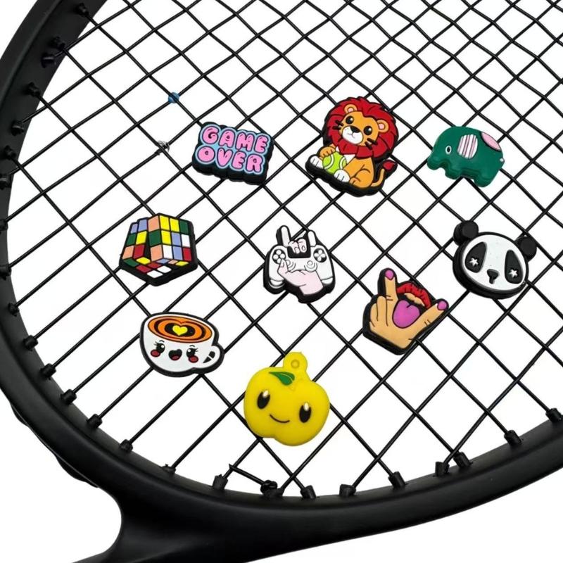 Tennisschläger Vibrationsdämpfer, Tennisschläger Dämpfer Schläger Saiten Stoßdämpfer für Tennisschläger und Saite