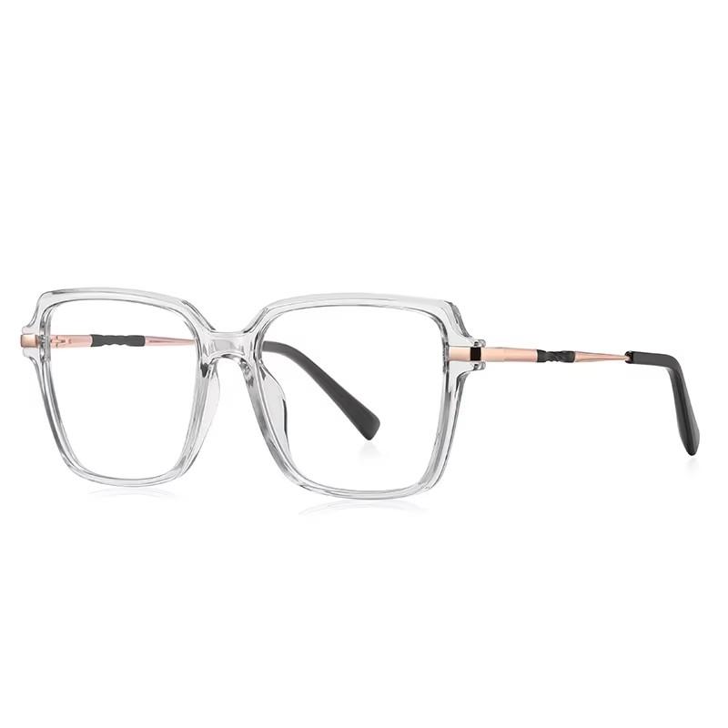 

2212 Transparent Gray Frame Anti Blue Rays/Photochromic Optical Spectacles With Prescritpion Shortsighted/Hyperopia Eyeglasses Single Version&1.56&None прозрачный белый