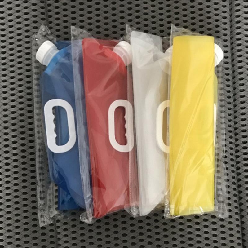 1PC 5L Collapsible Emergency Water Jug Container Bag Plastic Water Carrier Tank, Outdoor Folding Water Bag for Sport Camping