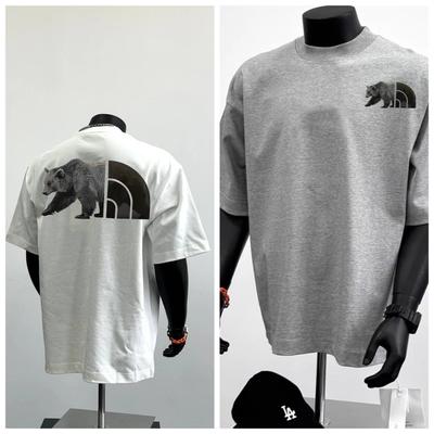 Trendy Printed Shortsleeved Tshirt Unisex Simple Halfsleeved Top Sporty Casual and Fashionable