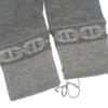 HERMES  H232006G_G1S M  Gloves Charbon/gray cashmere/Polyurethane Women