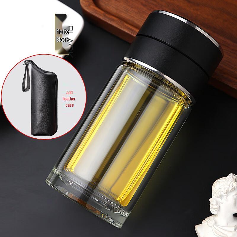 Shuixicha Double-Wall Glass Tea Infuser Bottle
