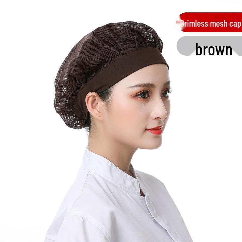 Unisex Atmungsaktive Mesh Kochmütze für Küche und Catering, Anti-Öl, Haarschutz
