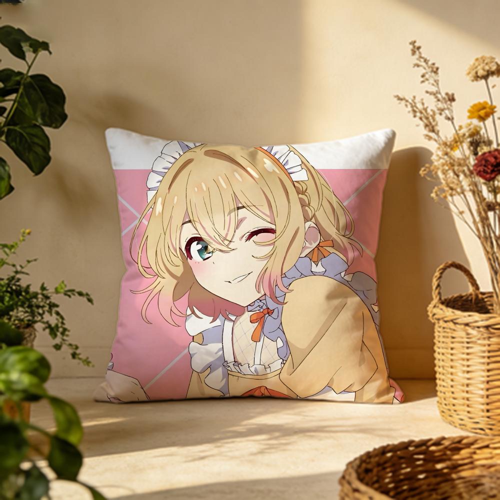 

Hot Rrent A Girlfriendful Cushion Cover Versatile DoubleSided Pillow Case Fit for Sofa Bed Car Daily Decor 30X30cm