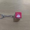Relaxing DIY Keyboard Fidget Keychain Keys Button With Light Clicker Toy Good Luck Keycap Pinch Toy