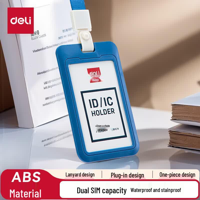 Deli 64821 ABS Vertical Multipurpose Card Holder