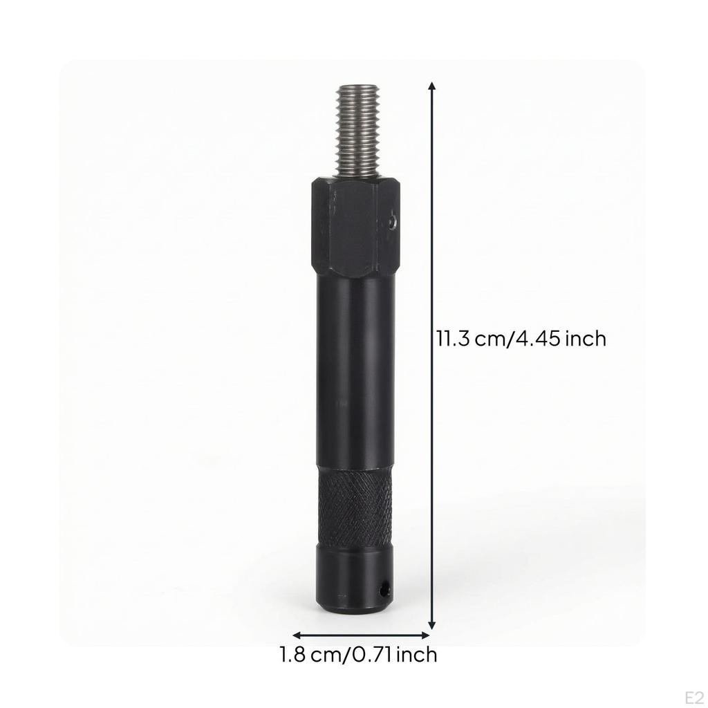 Camera Support Rod Knurled Mounting Adapter Machined for Videographers,
