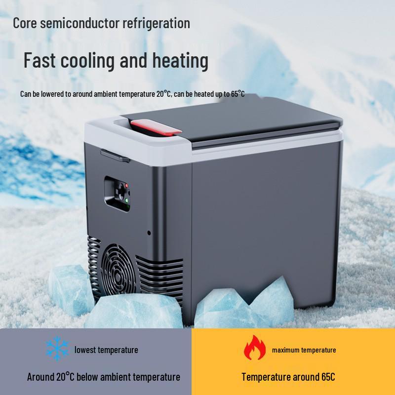 Car & Home Mini Refrigerator: Compact, Versatile Fridge for Vans, Camping, and Outdoor Use.