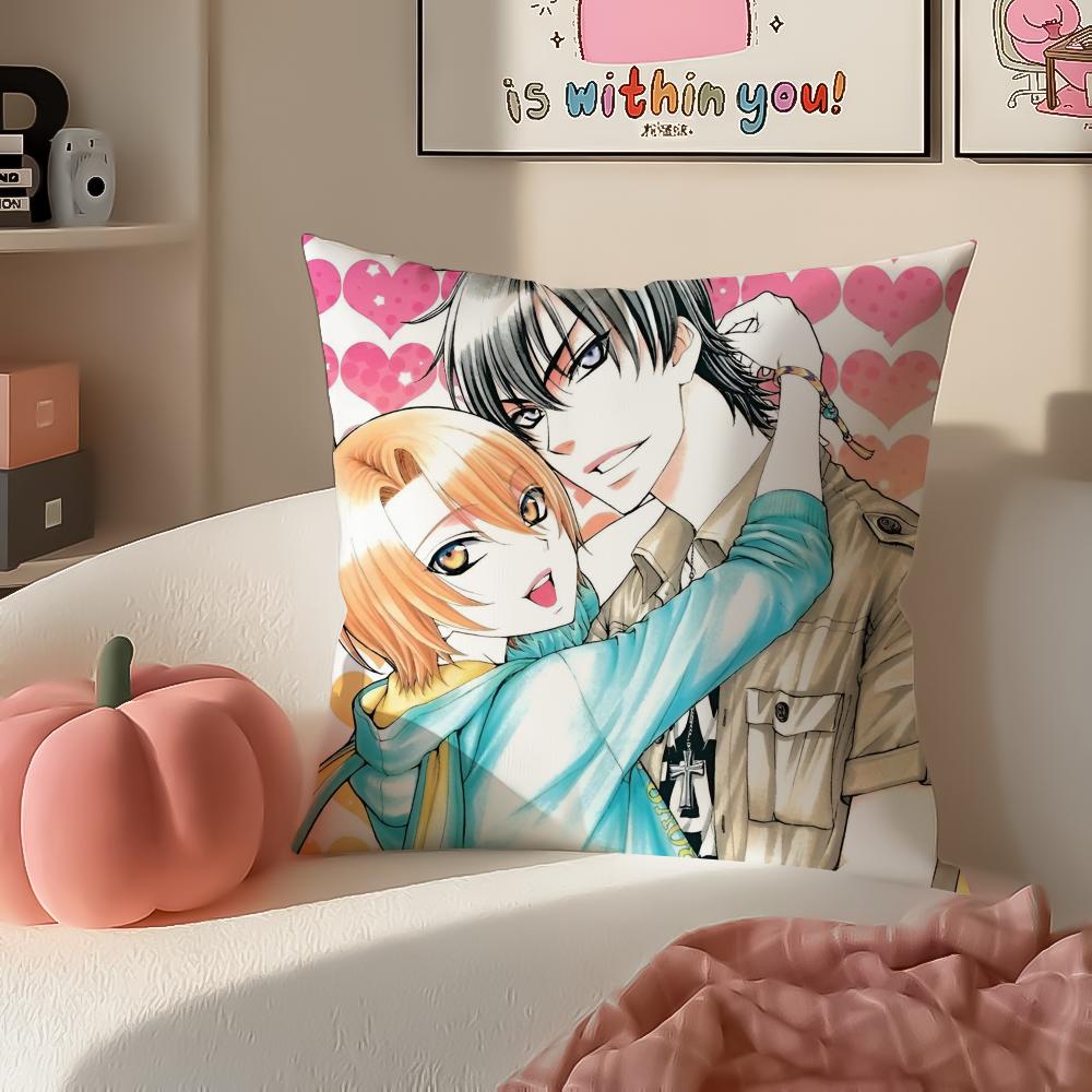 Sweet Yaoi Manga LLove Stage Cushion Cover Pillowcase Short Plush Invisible zipper Room Sofa Cushion Cover