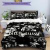 Set Biancheria da Letto Collage Billie Eilish 3 Pezzi Copripiumino Federa Casa Regalo Natale Xmas Halloween 1 Copripiumino 2 Federe M924457