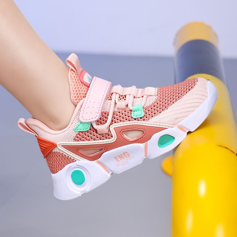 Modieuze Zomer Kinder Mesh Holle Casual Schoenen Jongens Sportschoenen Ademend, Lichtgewicht, Antislip Tennis Meisjes Sportschoenen