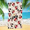 1pc Mickey & Minnie Mouse Beach Towel, Polyester Quick Dry Travel Towel, Lightweight Soft Beach Blanket for Swimming, Cam