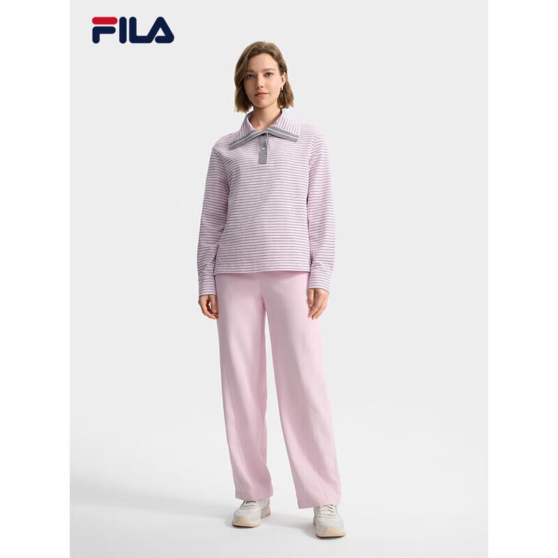 FILA Women s Emerald Striped Long-Sleeve Knit Top XL