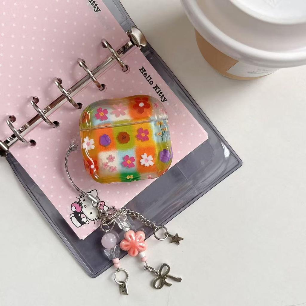 ins wind spring flower applies to apple airpodspro1 generation earphone cover bluetooth protective case 1/1 soft silicone