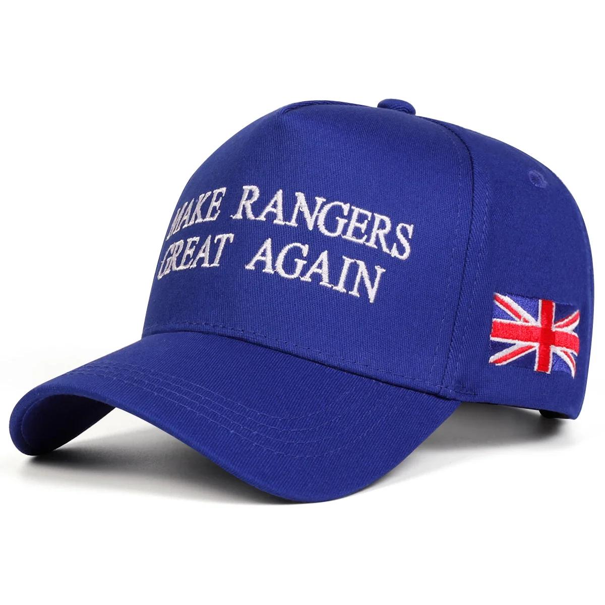 

Unisex MAKE RANGERS Letter Embroidery Baseball Caps Spring and Autumn Outdoor Adjustable Casual Hats Sunscreen Hat Sports Cap синій