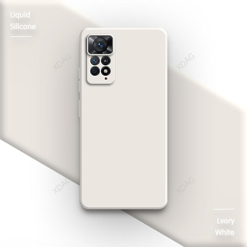Pure Color Phone Case for Xiaomi Redmi Note11 Note 11 11E 11T 11Pro Pro Plus Pro+ 11S 11SE 4G 5G Soft Liquid Silicone Back Cover