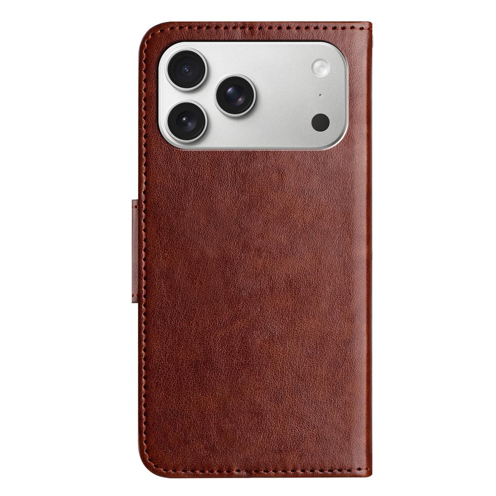 For iPhone 17 Pro Case Imprinted Mini Butterfly Leather Wallet Phone Cover