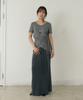 Loutaideu Drape Wrap T-Shirt [Grey]