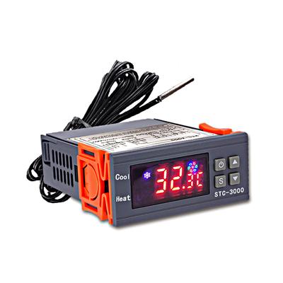 STC-3000 Digital Temperature Switch Controller Celsius Fahrenheit Display Heating Cooling Relay NTC Sensor Temp
