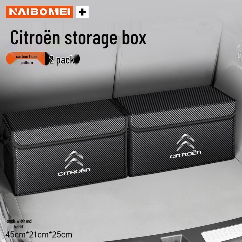 Compatible Trunk Storage Box for Citroën C3 Picasso, C4 Aircross, C5 Aircross, and C6