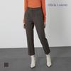 OLIVIALAUREN Fine Herringbone Slim Baggy Pants_Vopdlyw9351