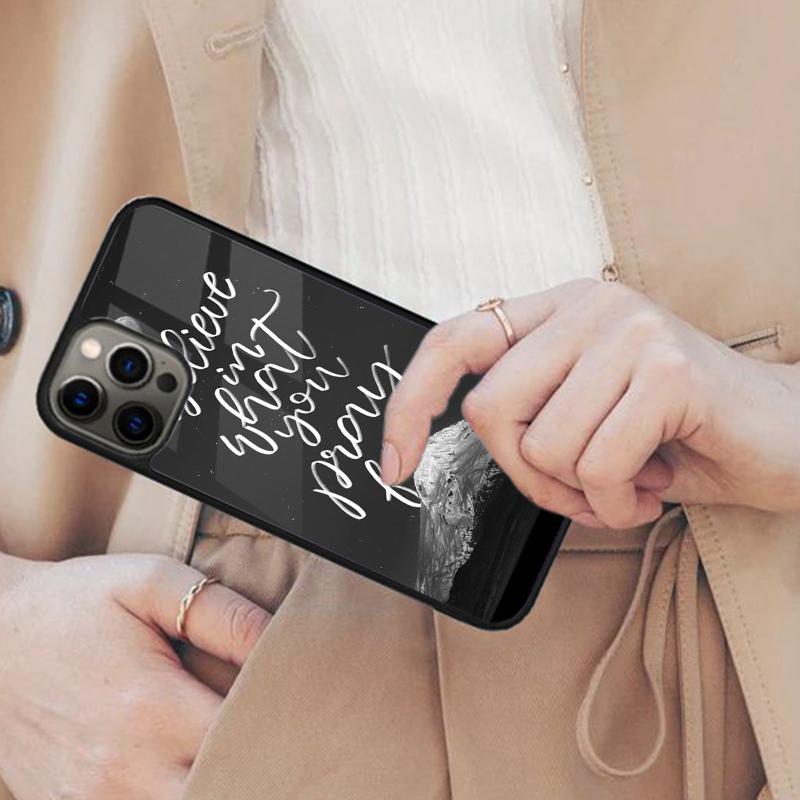 Christliche Schrift Magnetische Handyhülle Für APPLE iPhone 17 Air 16 14 13 12 Pro Max 15 Plus Kabelloses Laden Mit MagSafe Hülle