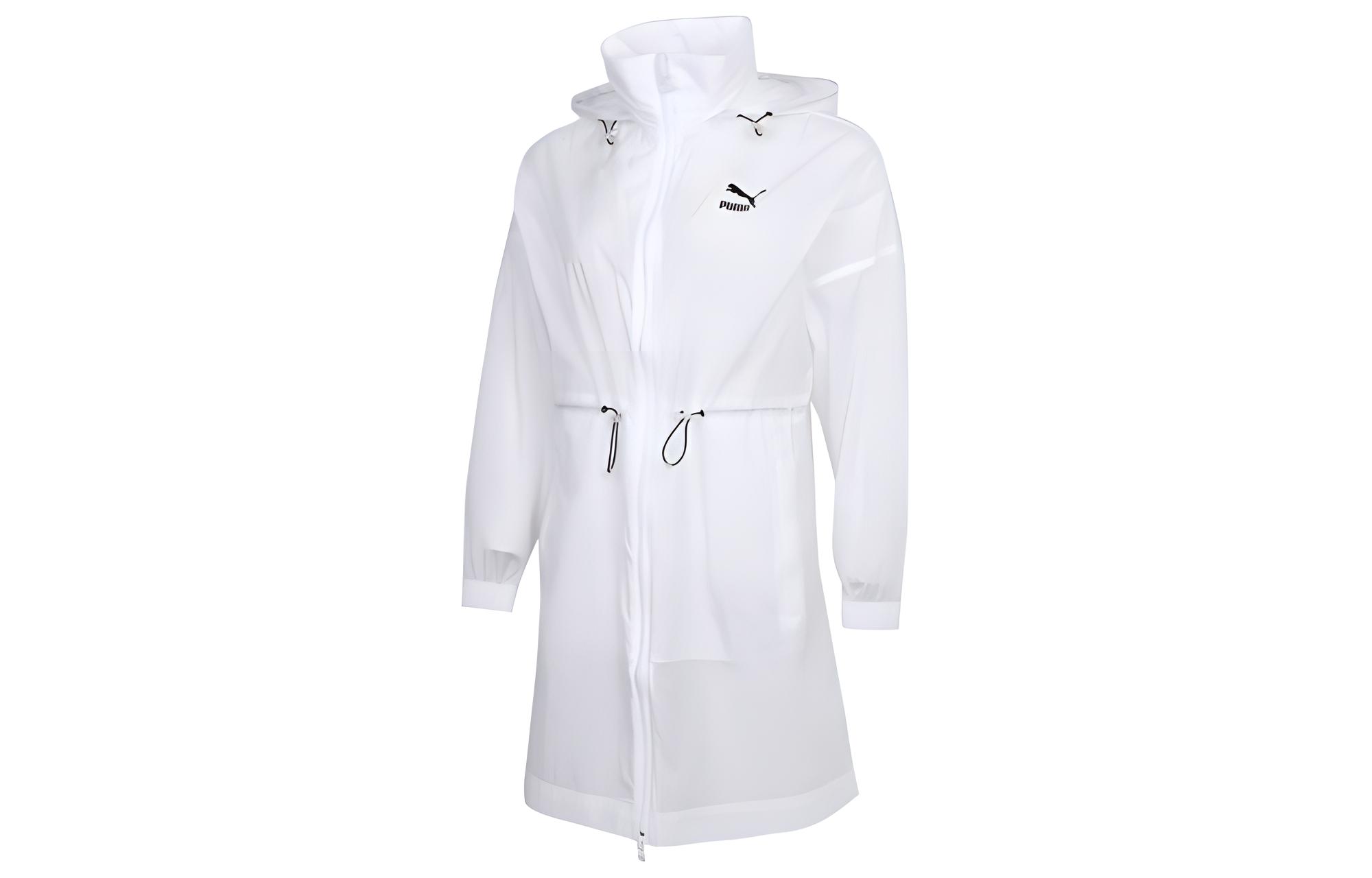 PUMA Jackets Women s White Hooded Moderate Other 531460-02 S