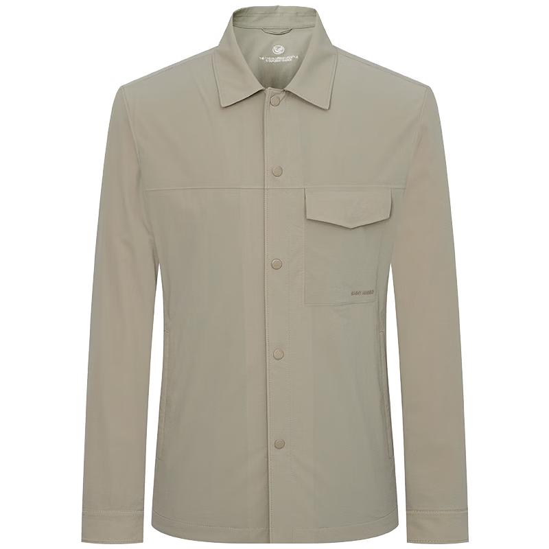 Baoxiniao Men's Casual Shirt-Style Single-Breasted Jacket