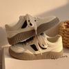Board Schuhe Koreanische vielseitige kleine weiße Schuhe Damen lässig neue Damen Herbst Deutsche Trainingsschuhe schick2025 Student retro beige