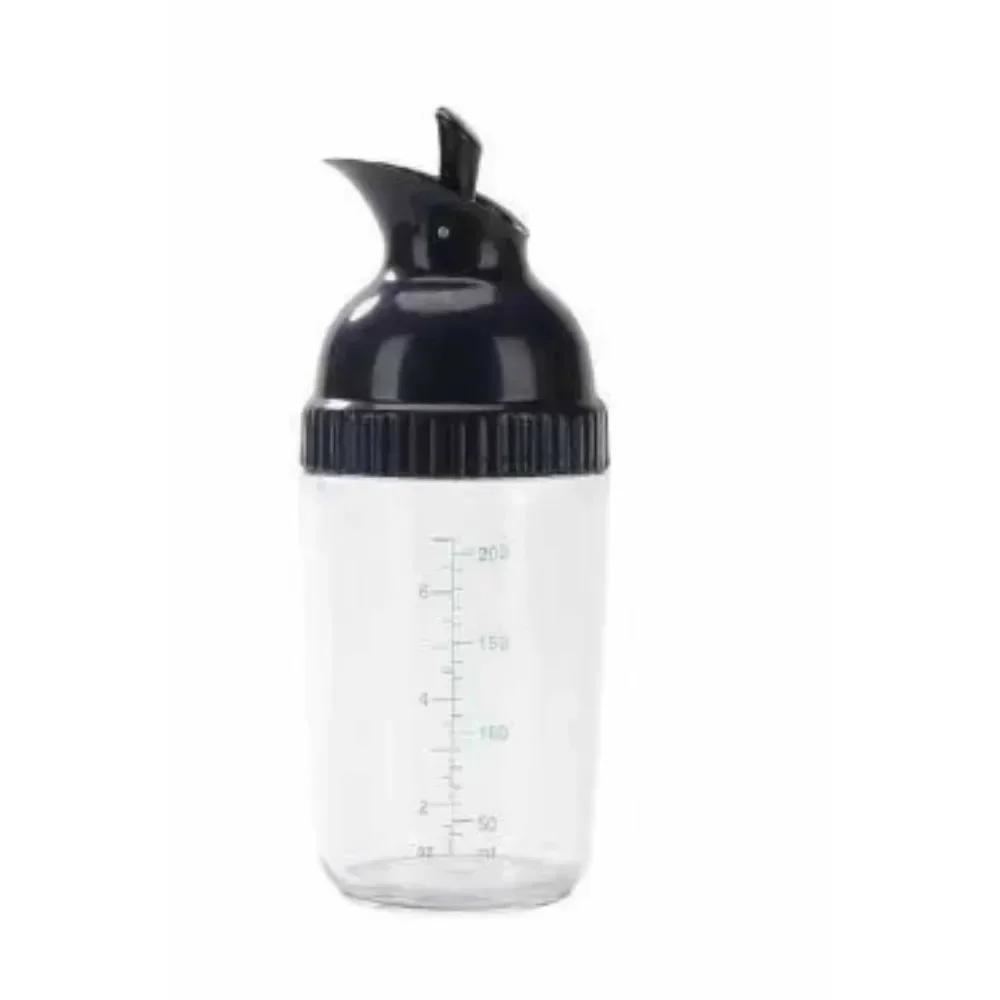 News Kitchen Gadget Leakproof Salad Dressing Shaker 200ml Bottle 2025 with Scales Mixer Universal Easy Grips 5.5x17cm Good