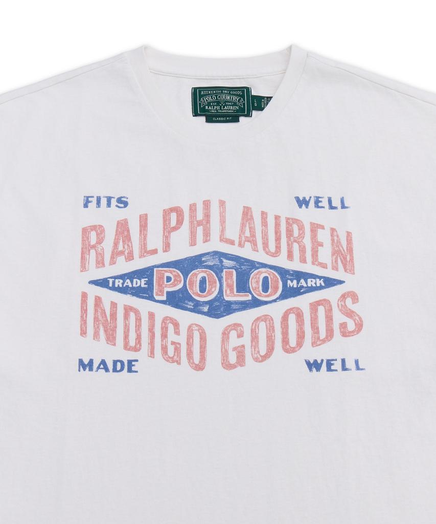 POLO RALPH LAUREN Classic Fit Jersey Graphic T-Shirt - White