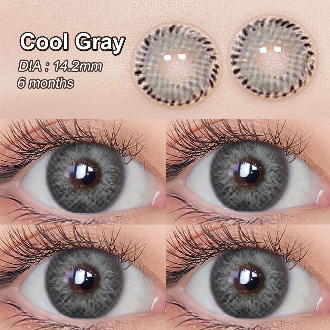 

Цветные контактные линзы Magister 14.2 мм коричневые/серые натуральные контактные линзы 1 пара линз серии Iris Fashion 14.2mm