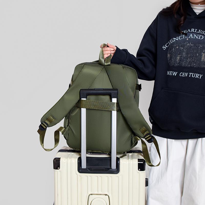 Travel Commuter Large Capacity Computer Backpack College Style Student Schoolbag with Shoe Storage Compartment