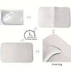 1Pcs Anti Fatigue Kitchen Rugs,   Sunflower Daisy Print Waterproof Non-Slip Thick Cushioned Kitchen Mat Heavy Duty Comfort Standing Mat for Kitchen